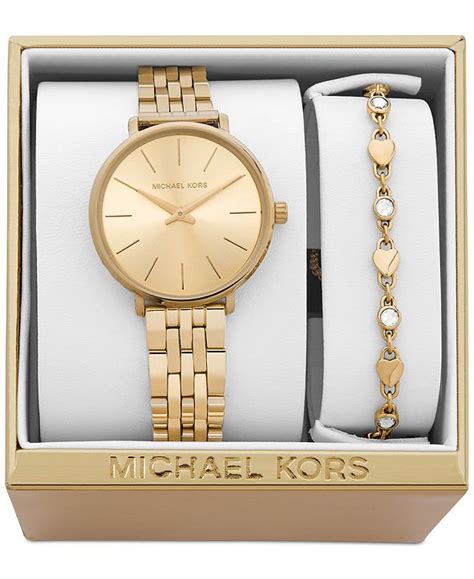 michael kors pyper gold tone watch|michael kors pyper ladies watch.